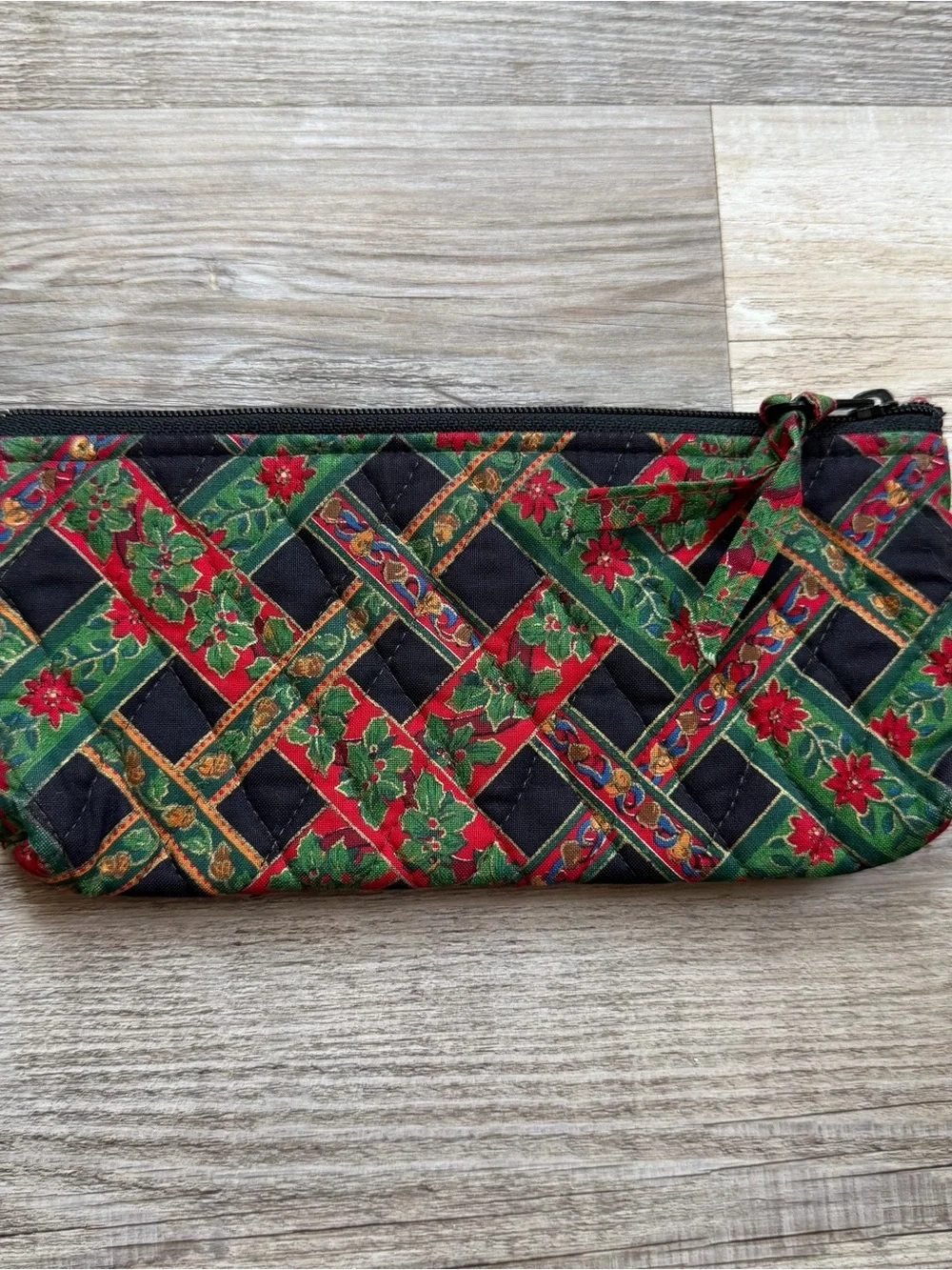 Vintage Vera Bradley Noel Christmas Zipper Pouch